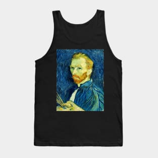 Self-Portrait, 1889 by Vincent Willem van Gogh Tank Top